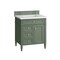 James Martin Vanities Brittany 30in Single Vanity, Smokey Celadon w/ 3 CM White Zeus Top 650-V30-SC-3WZ - alternate 7